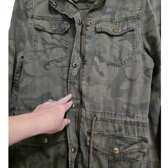 Nanette Lepore Camouflage Utility Jacket Sz XS - Picture 6 of 11